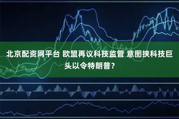 北京配资网平台 欧盟再议科技监管 意图挟科技巨头以令特朗普？